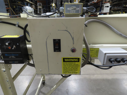 EMI Plastics 35"x 20' Belt Conveyor Dryer Tunnel 29"Bed 115V Variable Speed