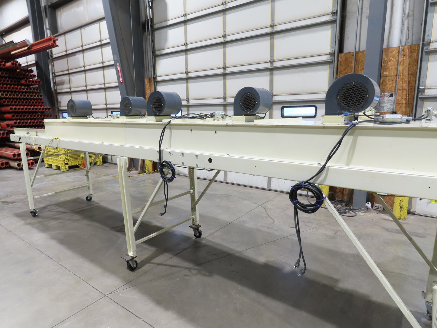 EMI Plastics 35"x 20' Belt Conveyor Dryer Tunnel 29"Bed 115V Variable Speed
