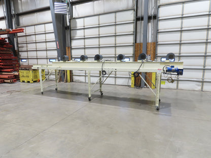 EMI Plastics 35"x 20' Belt Conveyor Dryer Tunnel 29"Bed 115V Variable Speed