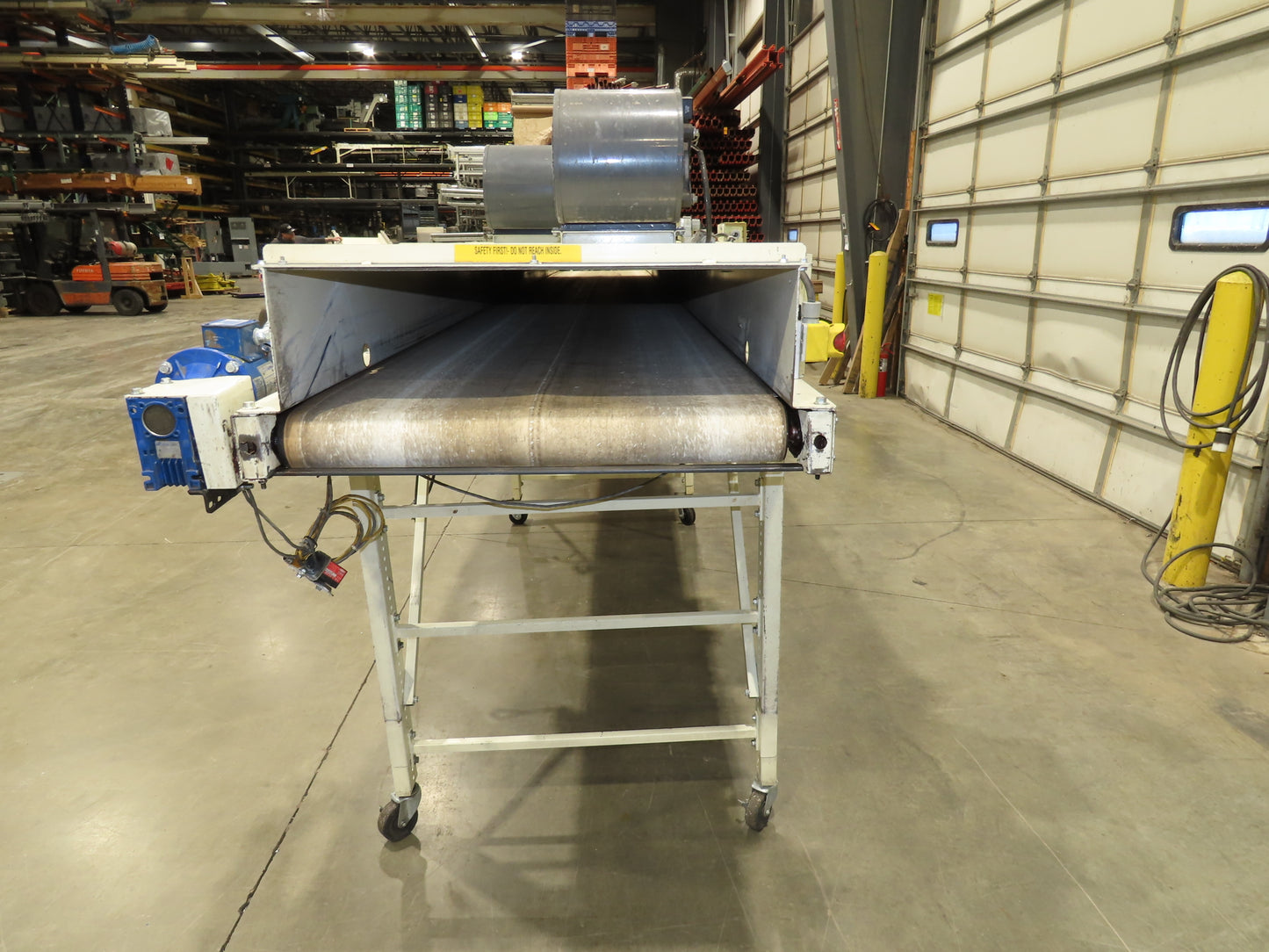 EMI Plastics 35"x 20' Belt Conveyor Dryer Tunnel 29"Bed 115V Variable Speed