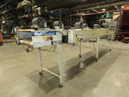 EMI Plastics 35"x 20' Belt Conveyor Dryer Tunnel 29"Bed 115V Variable Speed