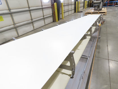 Anderson Dahlen 27"x 25' Portable Trough Belt Incline Conveyor Sanitary 480V 3PH