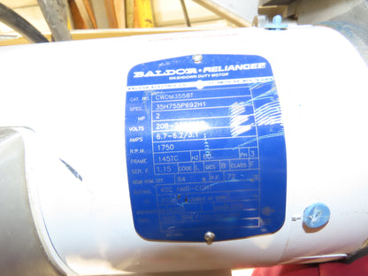 Anderson Dahlen 27"x 25' Portable Trough Belt Incline Conveyor Sanitary 480V 3PH