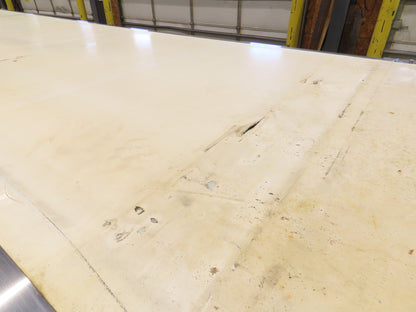 56"x 13' 4" Stainless Portable Slider Bed Conveyor 52"Wide Belt 480V 3PH 100FPM