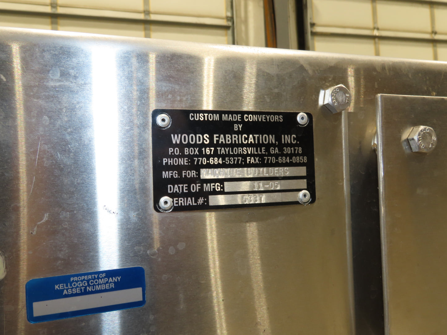 56"x 13' 4" Stainless Portable Slider Bed Conveyor 52"Wide Belt 480V 3PH 100FPM