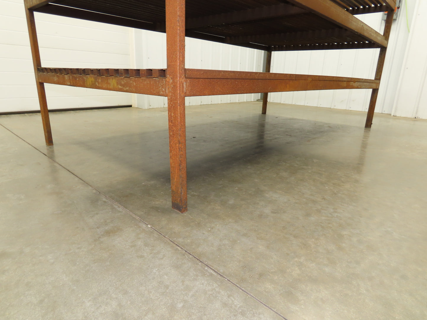 Press Brake Die Rack Holder 66 Slot Cart 96x48x43-1/2" Heavy Duty 5/8" Slot