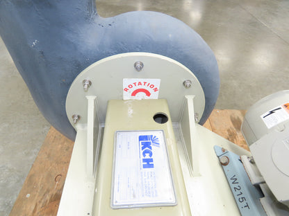 CI-8 PVC Centrifugal Blower Suction 18" Static Pressure Fan 1745 CFM 10Hp 3Ph 8"