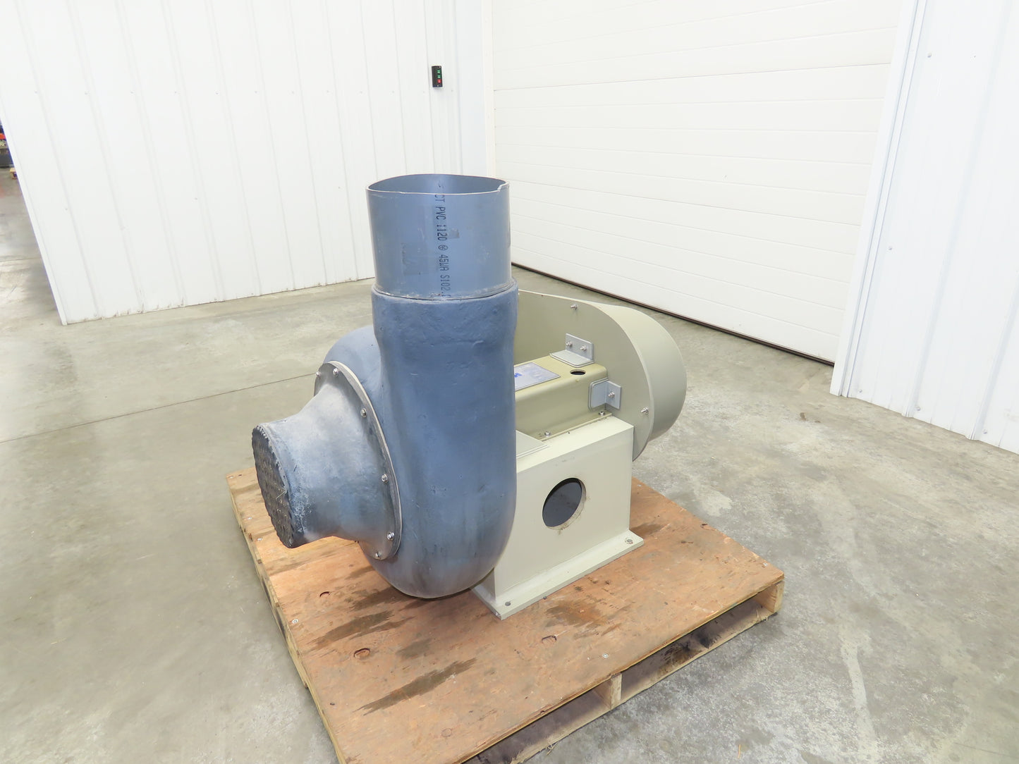 CI-8 PVC Centrifugal Blower Suction 18" Static Pressure Fan 1745 CFM 10Hp 3Ph 8"