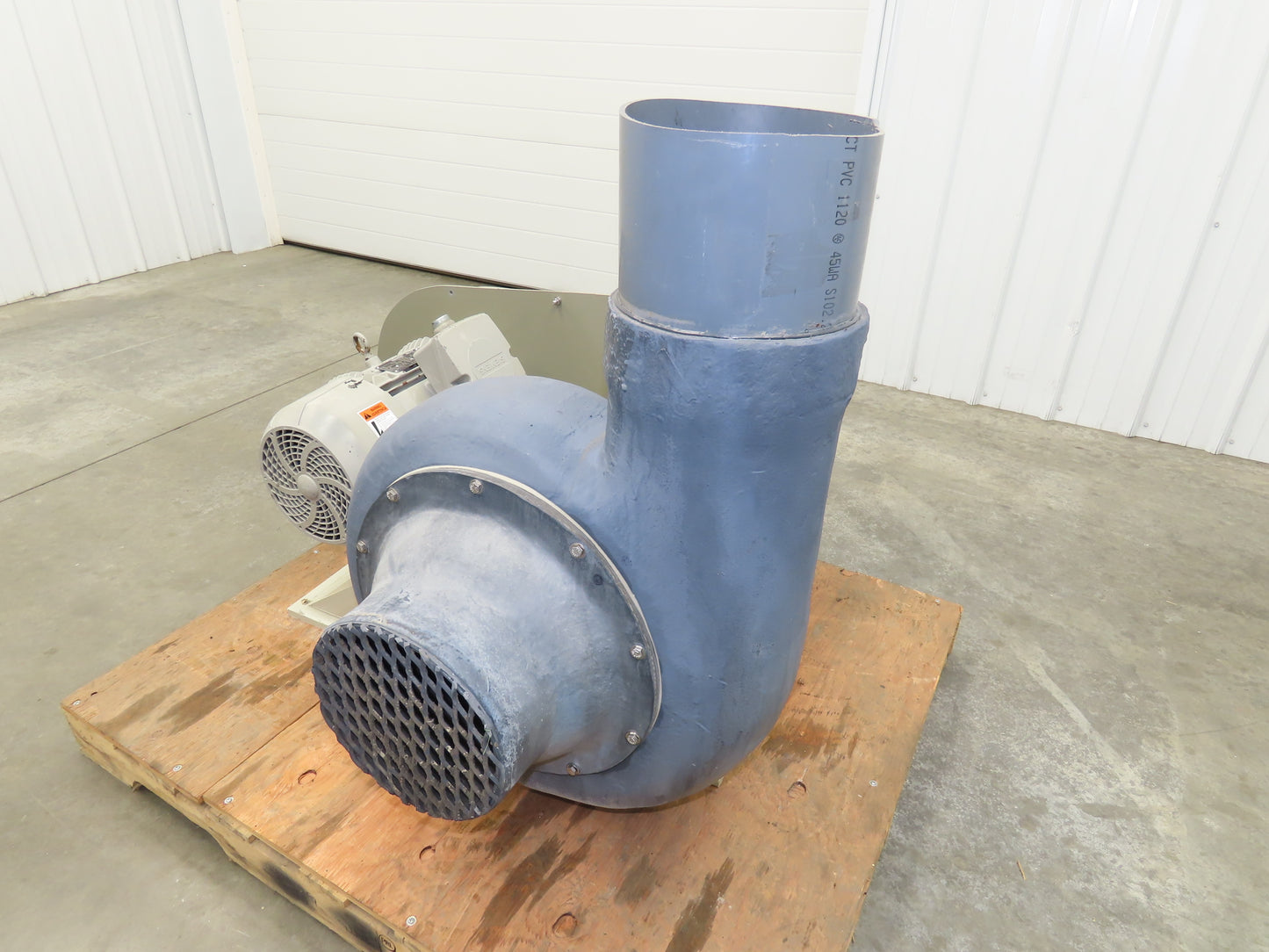 CI-8 PVC Centrifugal Blower Suction 18" Static Pressure Fan 1745 CFM 10Hp 3Ph 8"