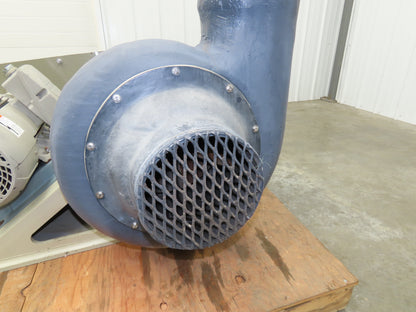 CI-8 PVC Centrifugal Blower Suction 18" Static Pressure Fan 1745 CFM 10Hp 3Ph 8"