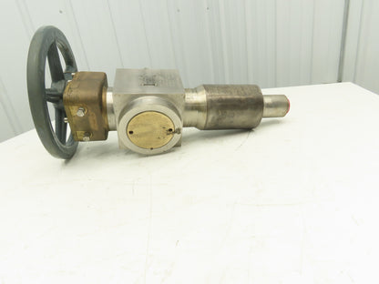 PJ Valves PL75765-40x2 High Pressure Ball Valve Hand Wheel Gear Box Bleed-Off 2"