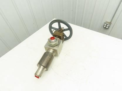 PJ Valves PL75765-40x2 High Pressure Ball Valve Hand Wheel Gear Box Bleed-Off 2"