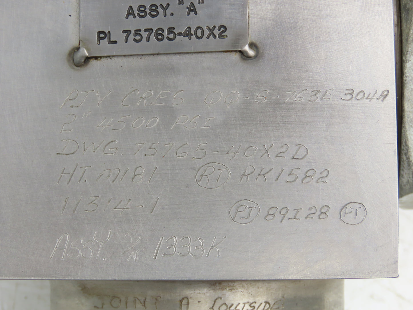 PJ Valves PL75765-40x2 High Pressure Ball Valve Hand Wheel Gear Box Bleed-Off 2"