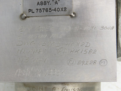 PJ Valves PL75765-40x2 High Pressure Ball Valve Hand Wheel Gear Box Bleed-Off 2"