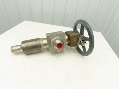 PJ Valves PL75765-40x2 High Pressure Ball Valve Hand Wheel Gear Box Bleed-Off 2"