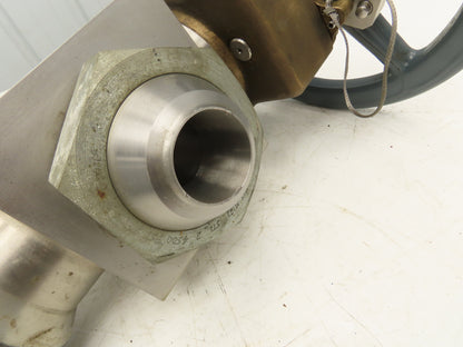 PJ Valves PL75765-40x2 High Pressure Ball Valve Hand Wheel Gear Box Bleed-Off 2"
