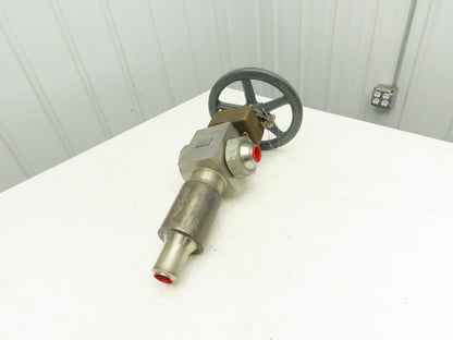 PJ Valves PL75765-40x2 High Pressure Ball Valve Hand Wheel Gear Box Bleed-Off 2"