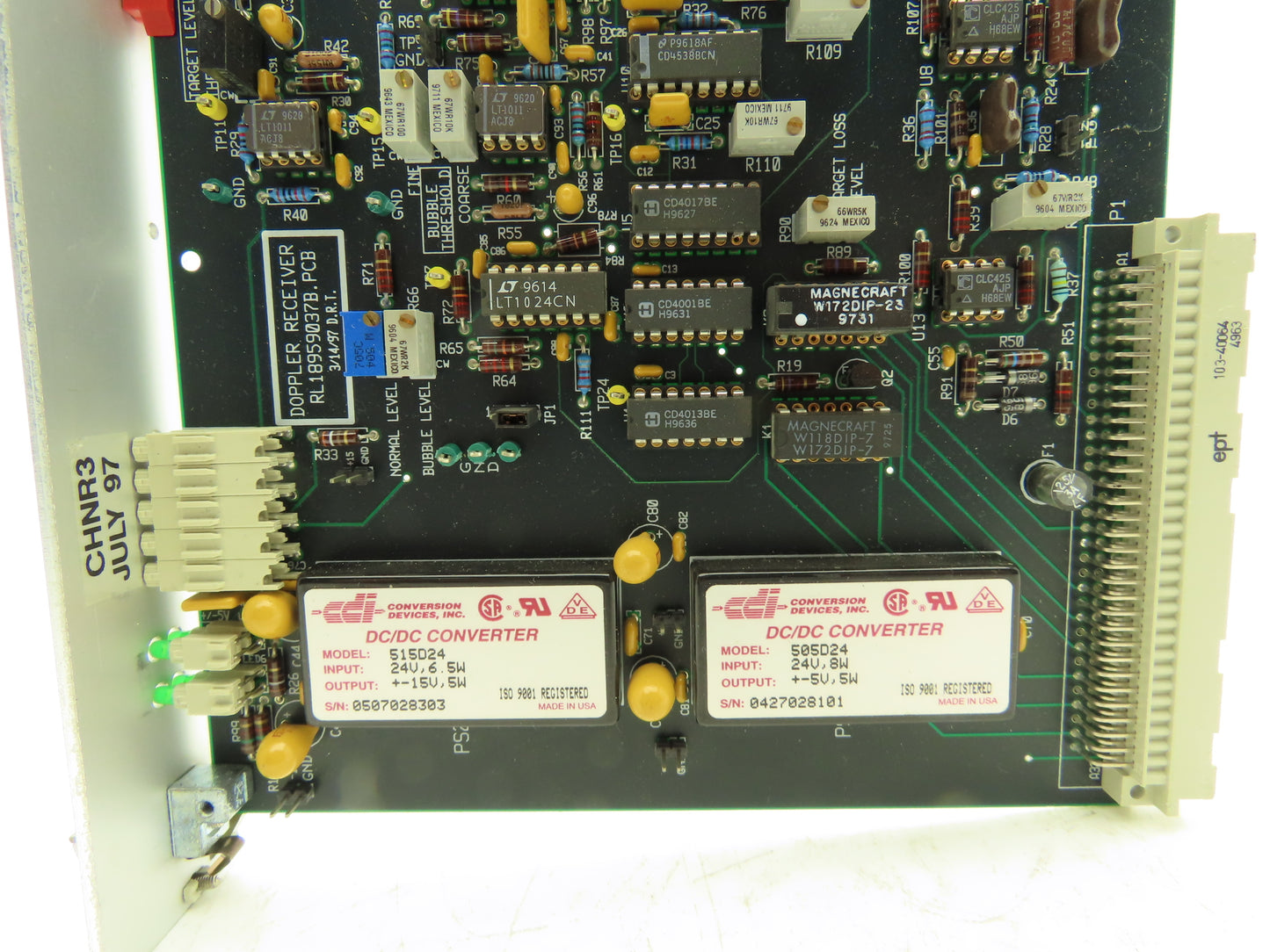Doppler Receiver RL18959037C.PCB Printed Circuit Control Board