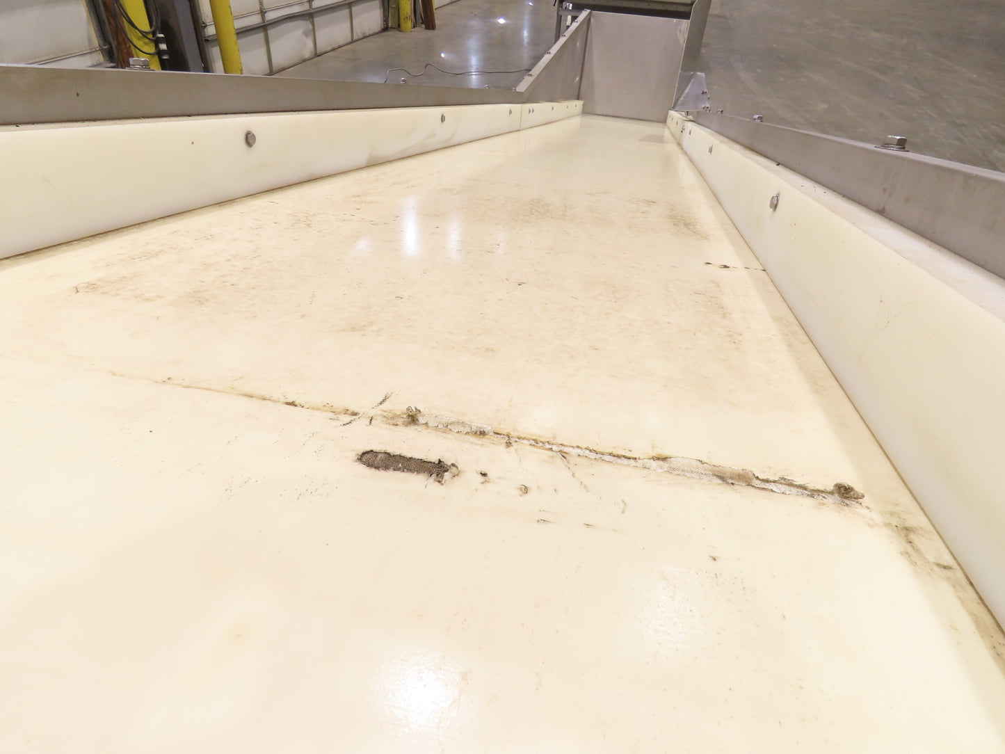 36"x 20' Stainless Portable Incline Conveyor 30"Belt 480V 3PH 100FPM Side Load