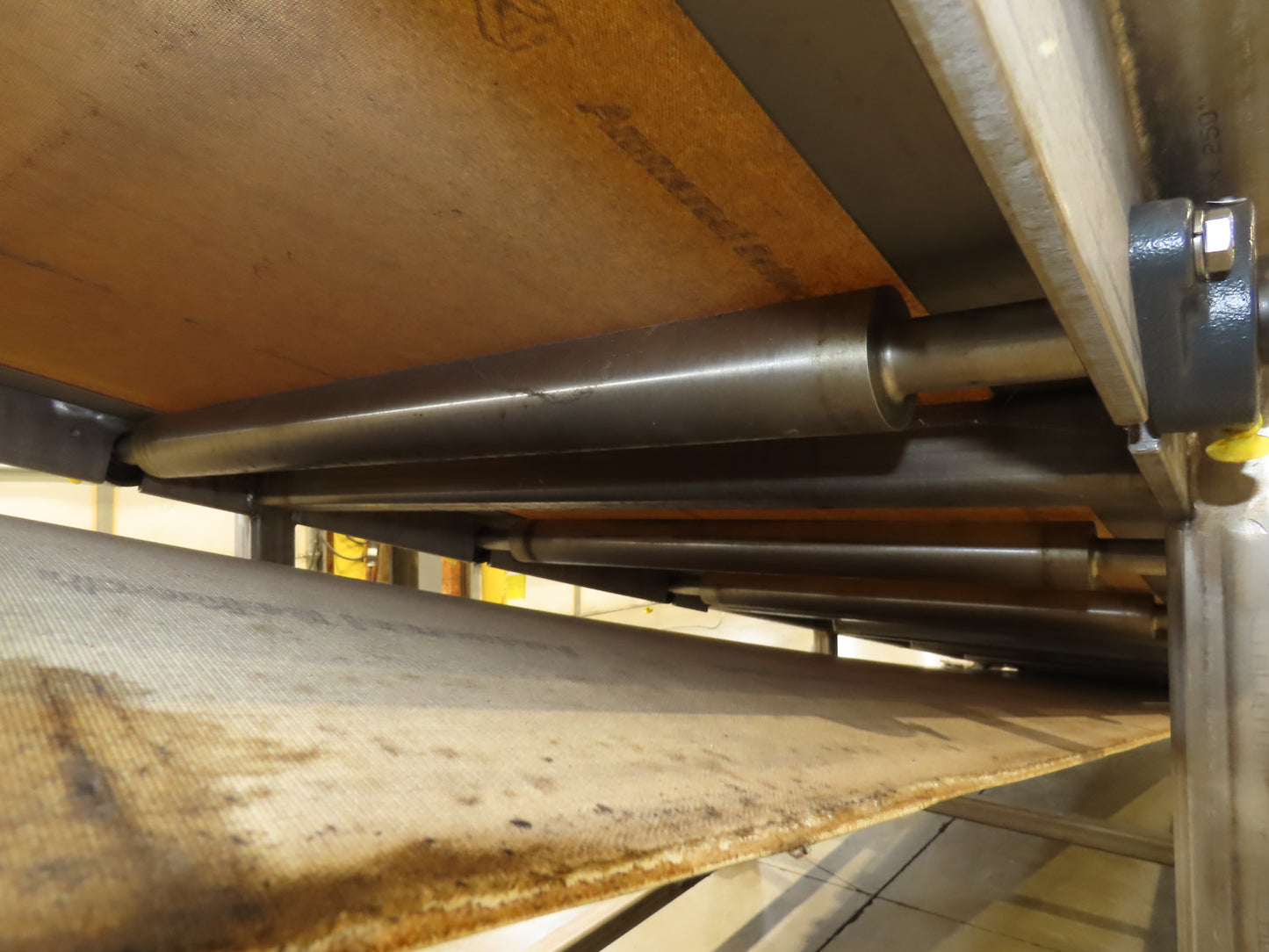 36"x 20' Stainless Portable Incline Conveyor 30"Belt 480V 3PH 100FPM Side Load