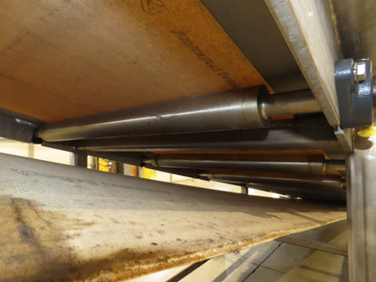 36"x 20' Stainless Portable Incline Conveyor 30"Belt 480V 3PH 100FPM Side Load