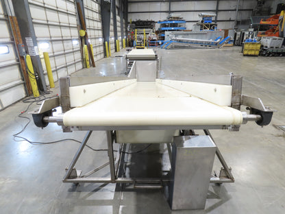 36"x 20' Stainless Portable Incline Conveyor 30"Belt 480V 3PH 100FPM Side Load