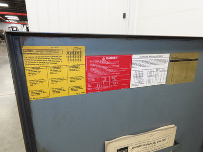 Hobart 725C324 Forklift Battery Accu-Charger 48V 601-725Ah 145A 208/240/480V 3Ph