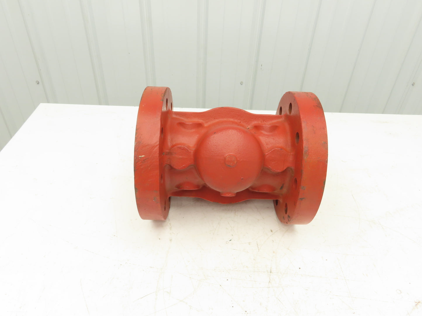 Rockwell Nordstrom 500 CWP 4 Plug Valve 4" Cast Iron 10" Flange 8 Hole W Wrench