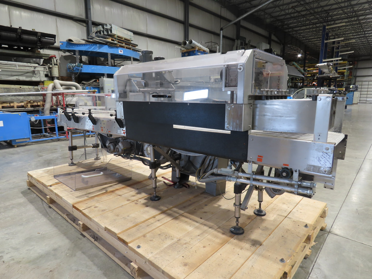 Fallas R400 Robotic Pick and Place Case Packer Infeed Sorter Conveyor 480V