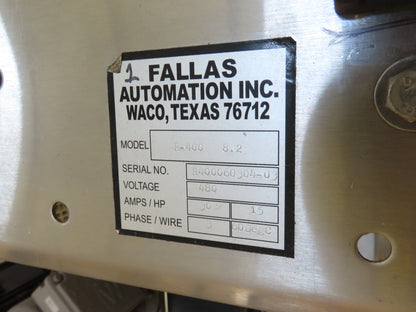 Fallas R400 Robotic Pick and Place Case Packer Infeed Sorter Conveyor 480V