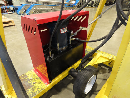 PWI 4K72R Mobile Frame Chassis Rotator RV Trailer Hydraulic 230/480V 3PH 4000lbs