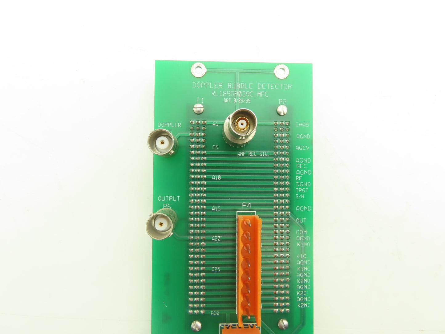 Doppler Bubble Detector RL18959039C.MPC Printed Circuit Control Board