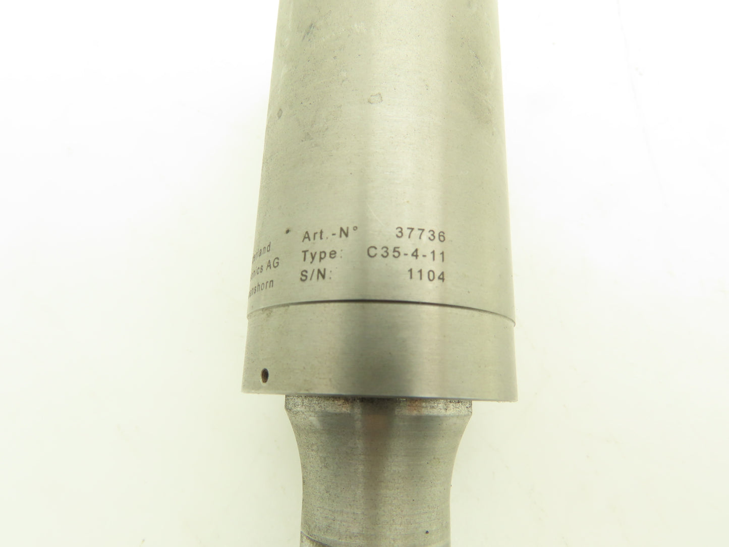 Rinco C35-4-11 Ultrasonic Welding Transducer Converter 35kHz w/Booster 3047 1:1