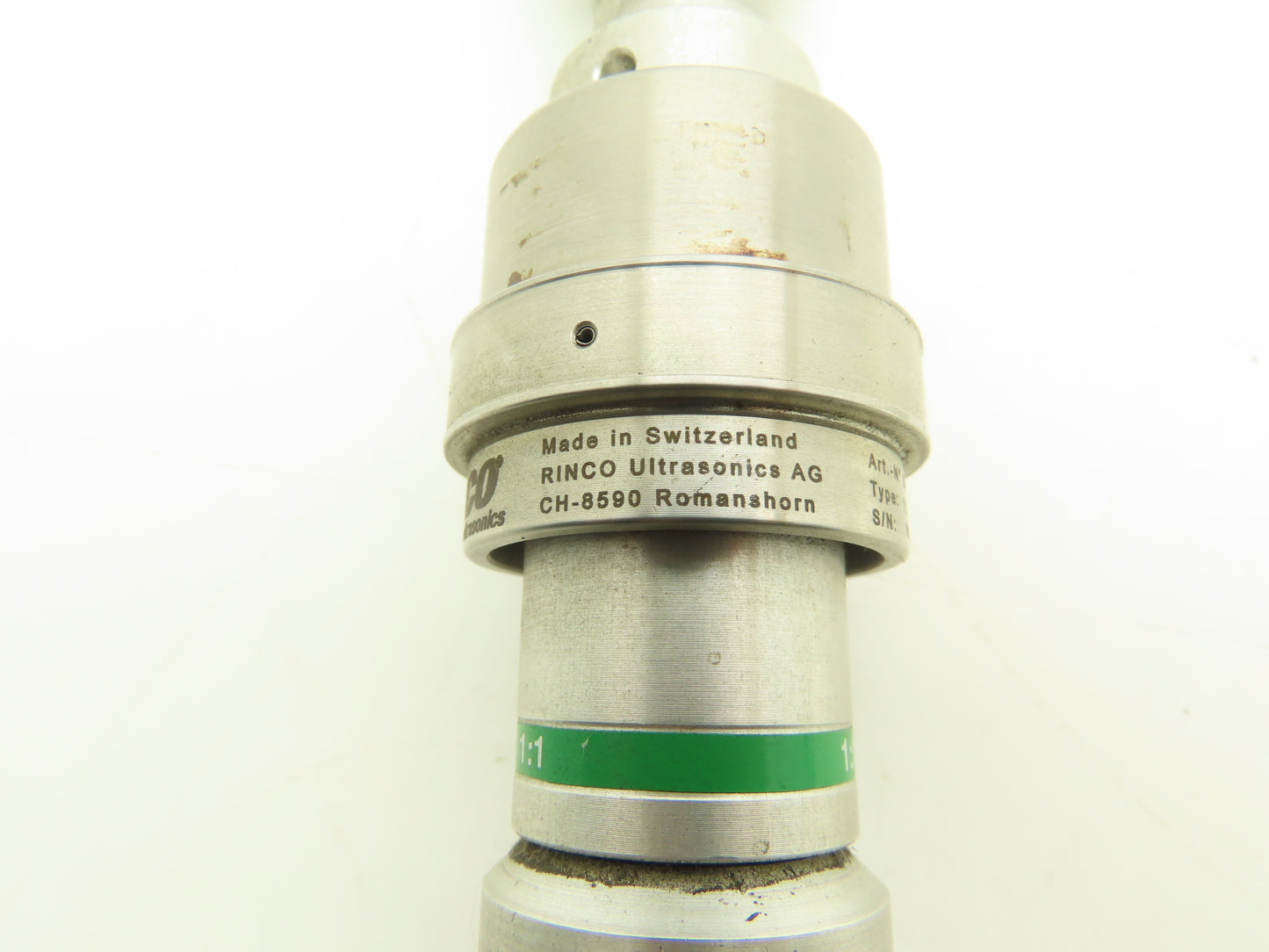 Rinco C35-4-11 Ultrasonic Welding Transducer Converter 35kHz w/Booster 3047 1:1