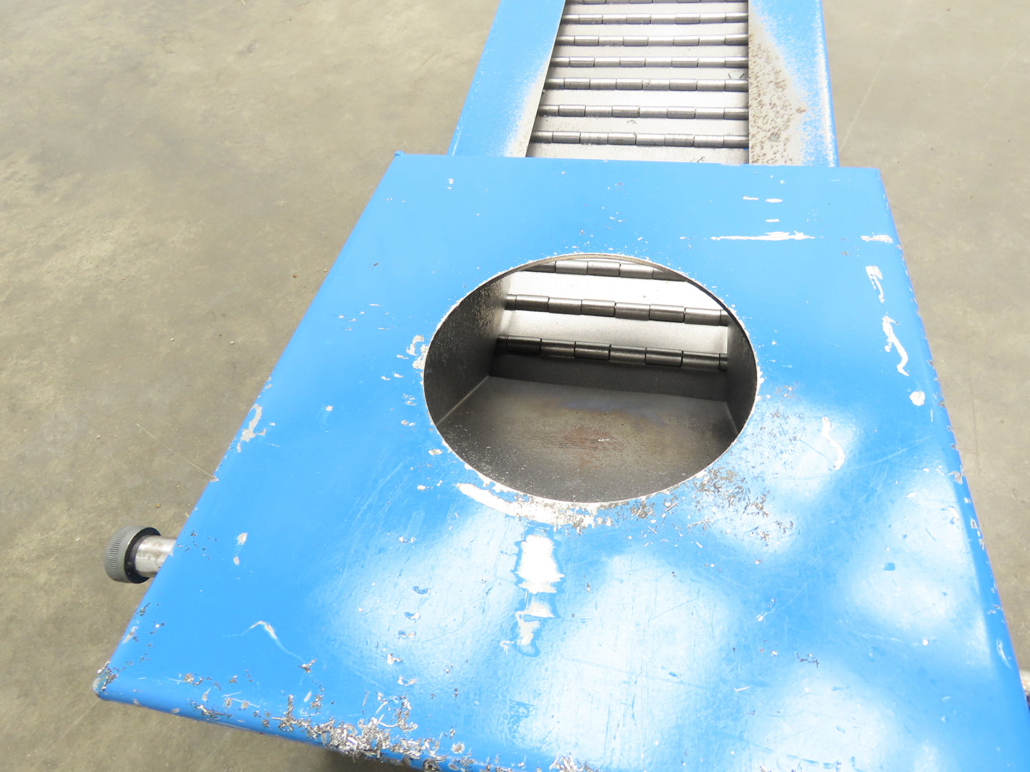 Hennig SCI TP30/TP40 10' 5"L Portable Chip Conveyor 8"x 10' Belt 230/460V 3PH