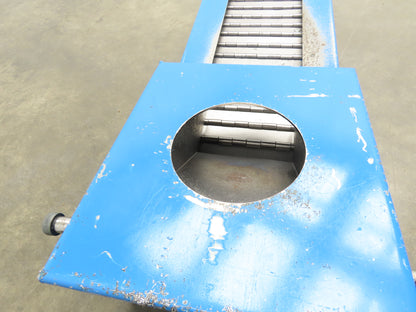 Hennig SCI TP30/TP40 10' 5"L Portable Chip Conveyor 8"x 10' Belt 230/460V 3PH