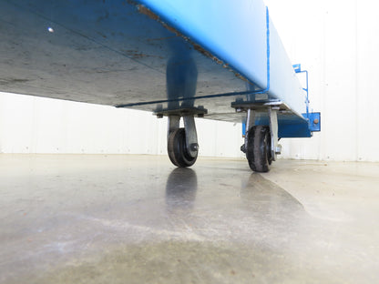 Hennig SCI TP30/TP40 10' 5"L Portable Chip Conveyor 8"x 10' Belt 230/460V 3PH