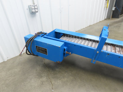 Hennig SCI TP30/TP40 10' 5"L Portable Chip Conveyor 8"x 10' Belt 230/460V 3PH