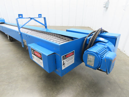 Hennig SCI TP30/TP40 10' 5"L Portable Chip Conveyor 8"x 10' Belt 230/460V 3PH