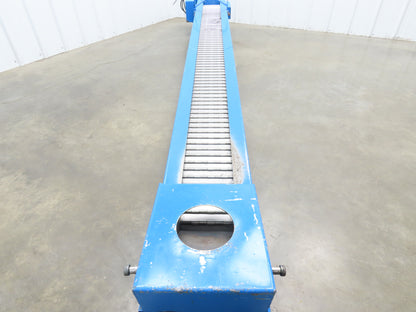 Hennig SCI TP30/TP40 10' 5"L Portable Chip Conveyor 8"x 10' Belt 230/460V 3PH
