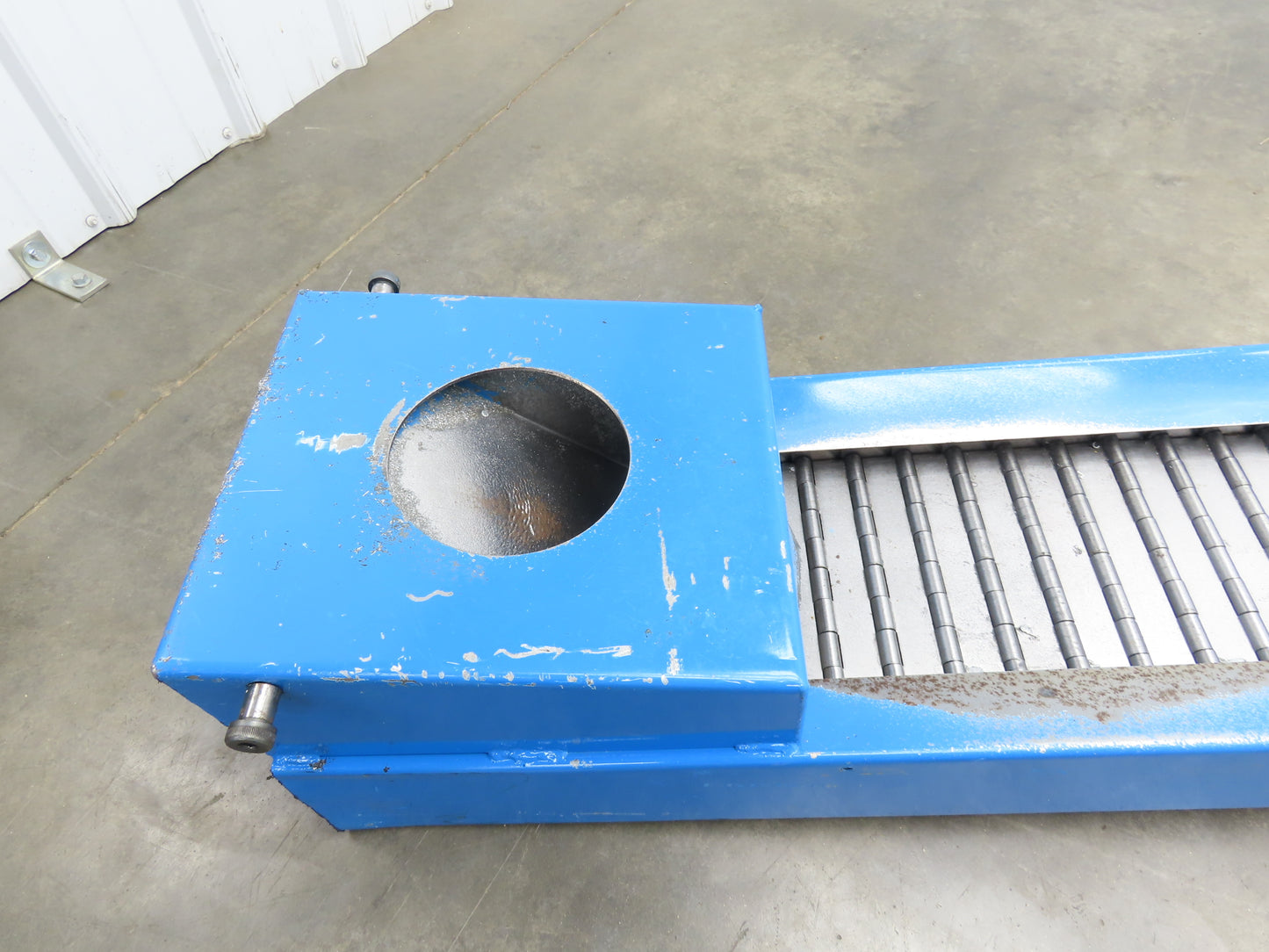 Hennig SCI TP30/TP40 10' 5"L Portable Chip Conveyor 8"x 10' Belt 230/460V 3PH