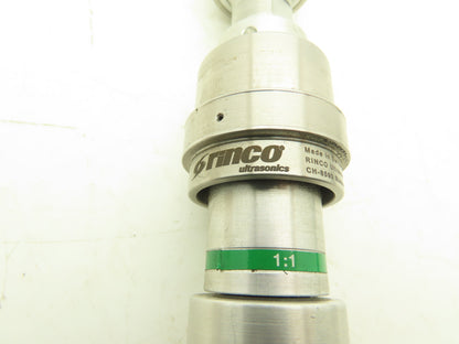 Rinco C35-4-11 Ultrasonic Welding Transducer Converter 35kHz w/Booster 3047 1:1