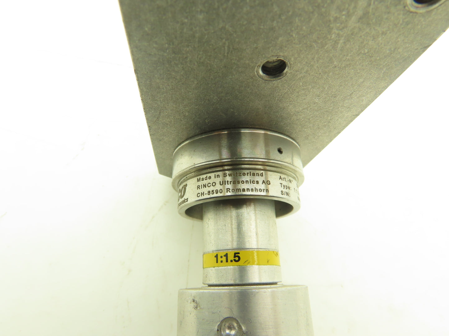 Rinco C35-4-11-802 Ultrasonic Welding Transducer Converter 35kHz w/Booster 1:15