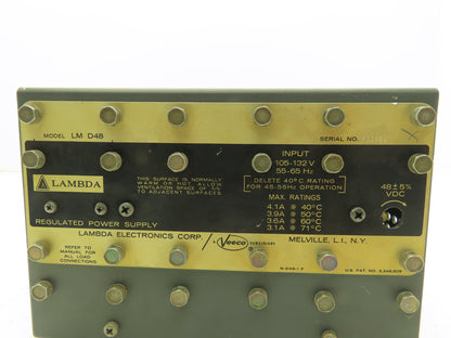 Lambda LM D48 Power Supply 105-132VAC Input 48VDC 4.1A Output