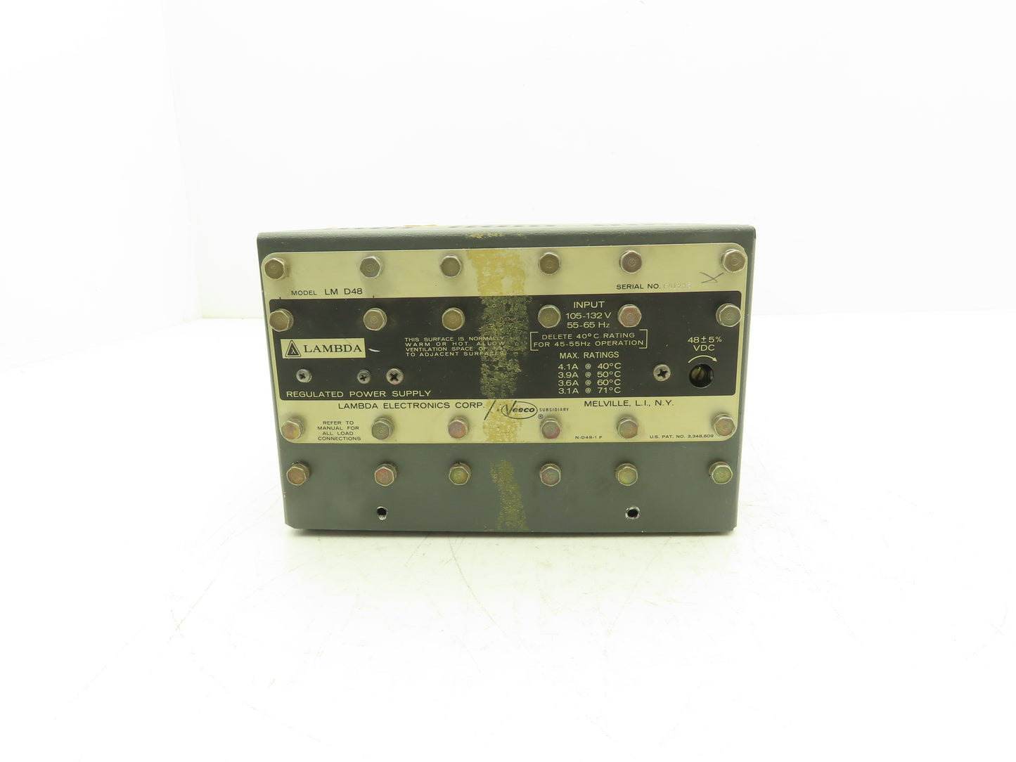 Lambda LM D48 Power Supply 105-132VAC Input 48VDC 4.1A Output *Read
