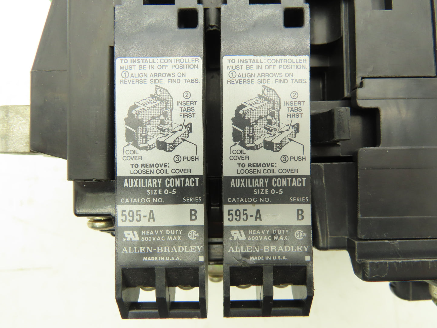 Allen Bradley 500F-COB930 Motor Starter Contactor 25HP 600VAC 3Ph 120VAC Coil