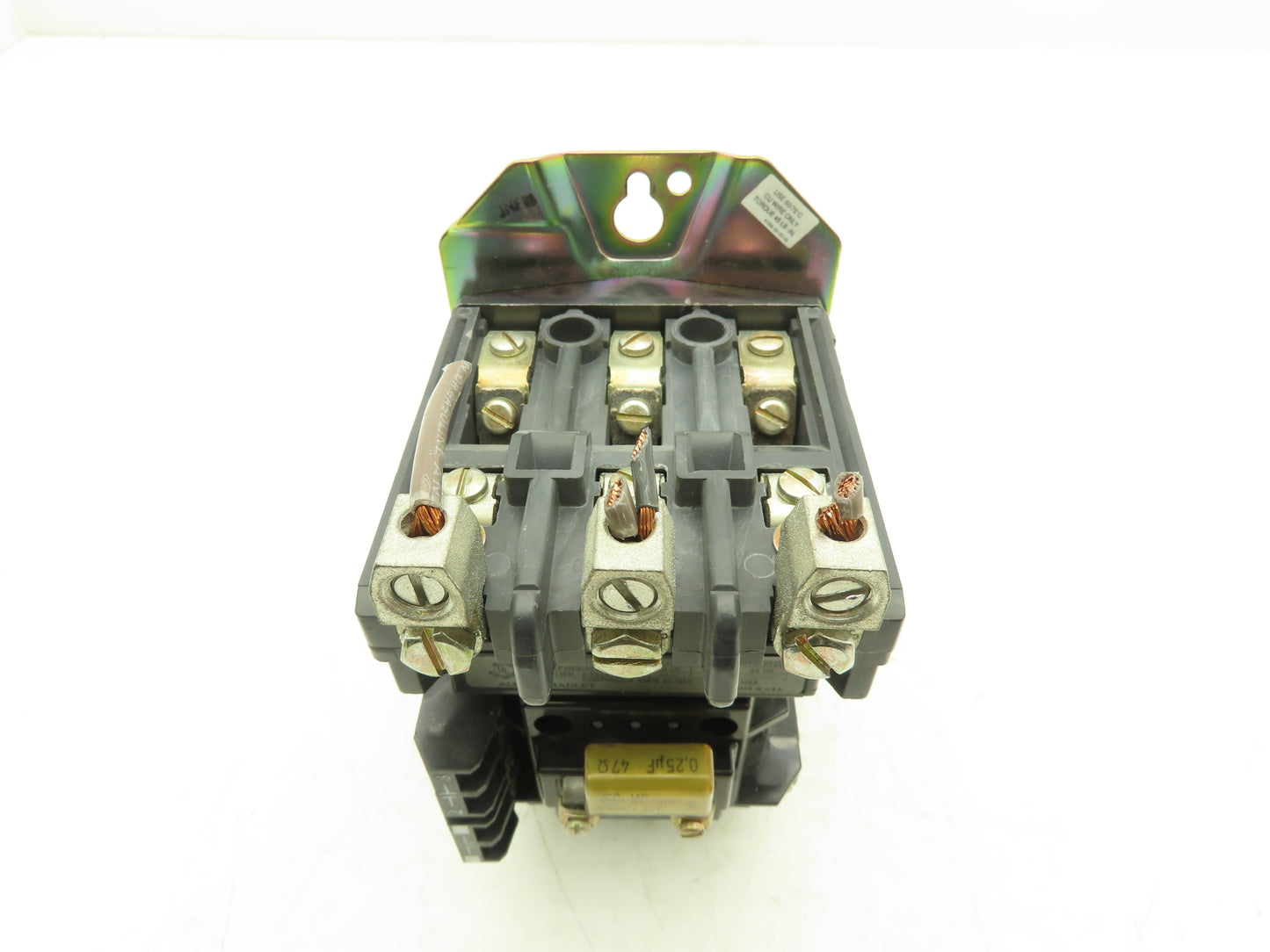 Allen Bradley 500F-COB930 Motor Starter Contactor 25HP 600VAC 3Ph 120VAC Coil