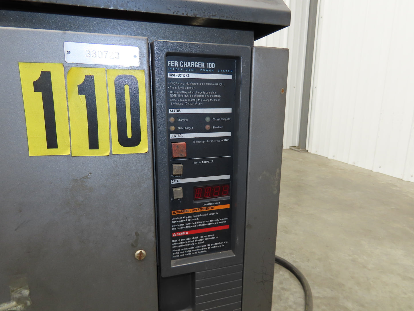 GNB FER100 24-750 T1 Forklift Battery Charger 48V 750Ah 105A 208/240/480V 3Ph