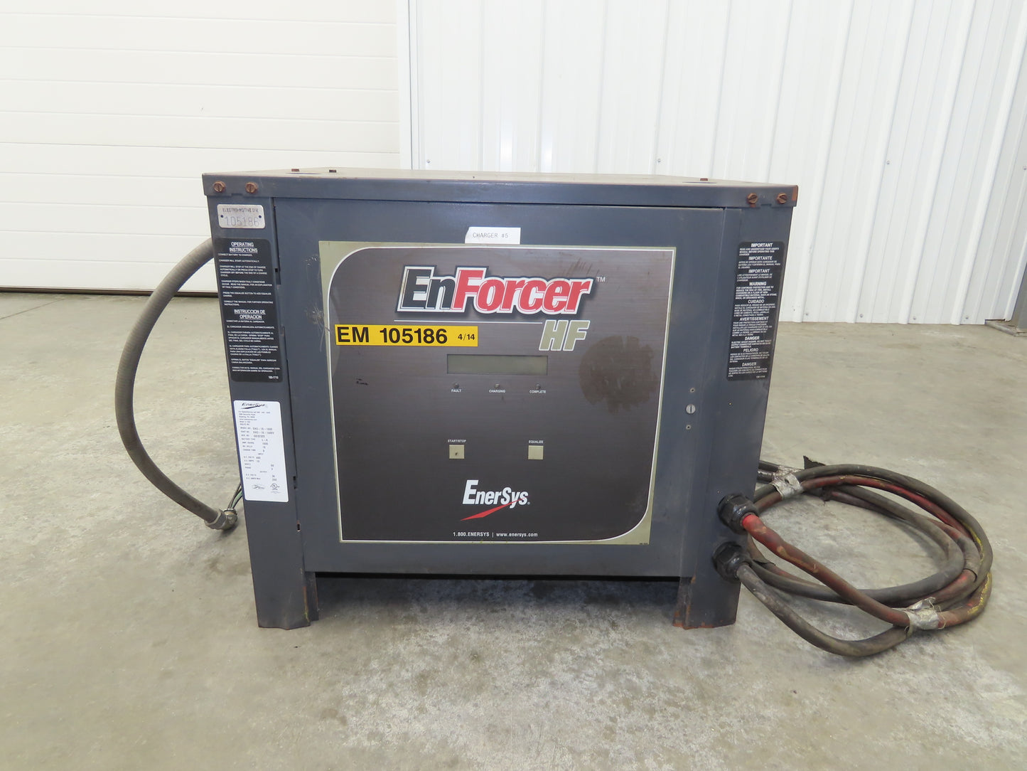 Enersys Enforcer EH3-18-1600 Forklift Battery Charger 36V 1600Ah 260A 480V 3Ph
