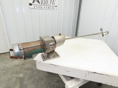 Lightnin XJ-117 Dura-Mix Clamp Tank Mixer Agitator 9"x 55" Impeller 1Hp 3PH